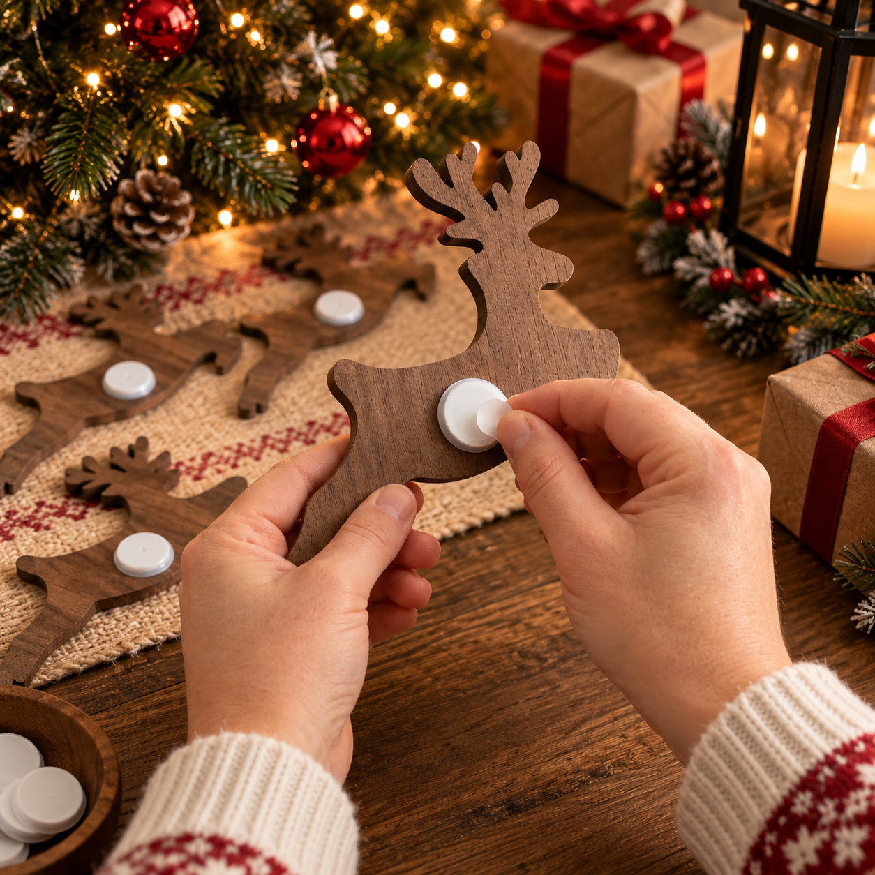 MerryRein wooden reindeer
